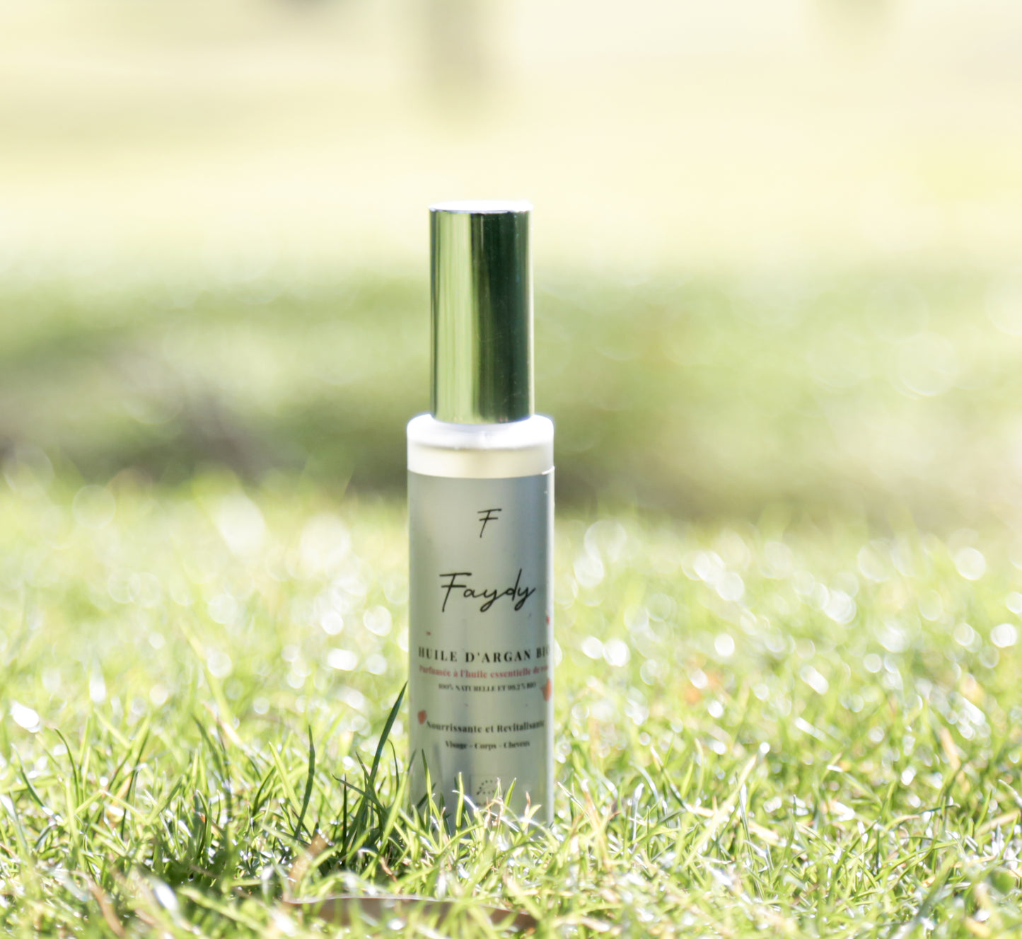 Huile d'Argan Bio parfumée à la rose